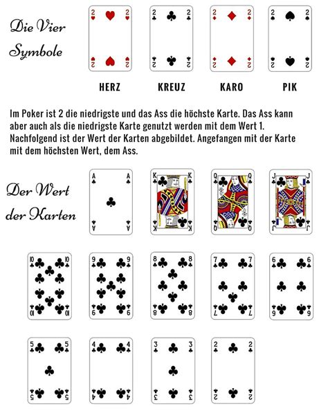 poker karten farben reihenfolge
